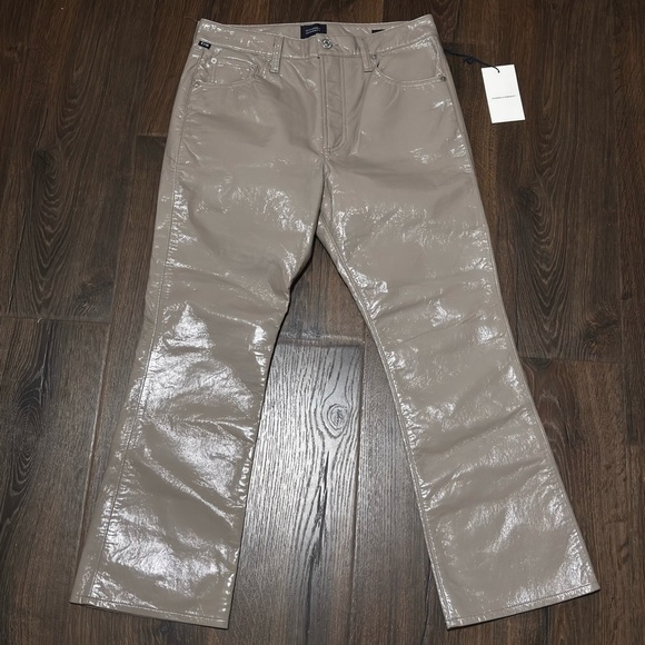 Citizens of Humanity New size 28 Shiny Beige Flared Isola  Pants - Picture 3 of 9